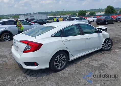 2017 Honda Civic Ex из США, поврежденный, VIN 2HGFC2F77HH571320